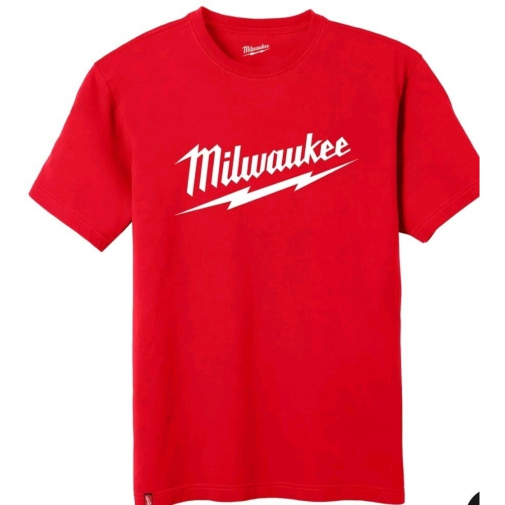 Milwaukee XL Heavy Duty Short-Sleeve T-Shirt Red New